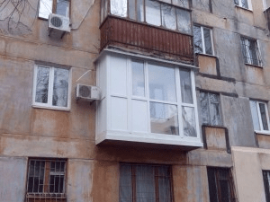 СКЛІННЯ ФРАНЦУЗЬКОГО БАЛКОНА НА КІРОВА