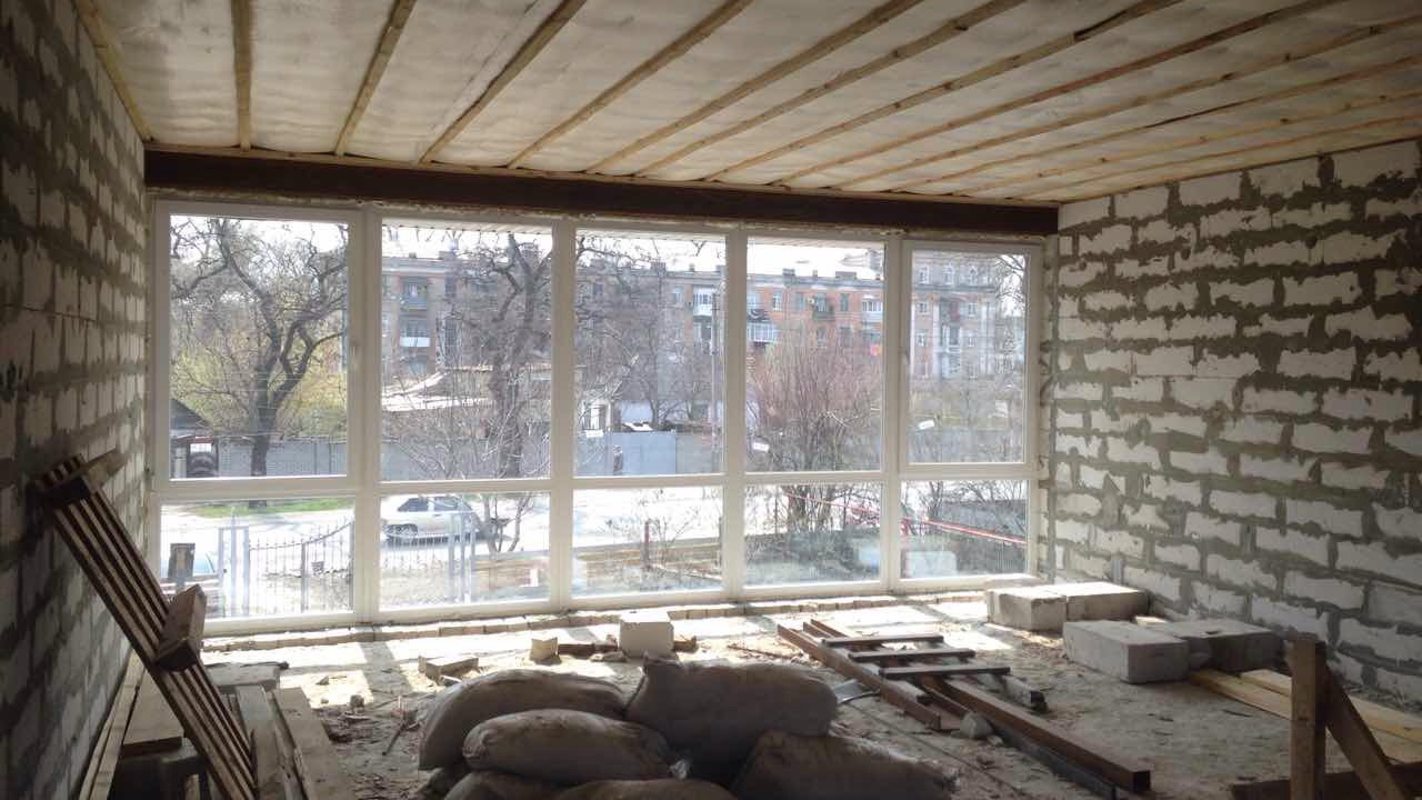 ОСТЕКЛЕНИЕ ДВУХЭТАЖНОГО ДОМА ПО УЛ. ПЕРЕДОВАЯ