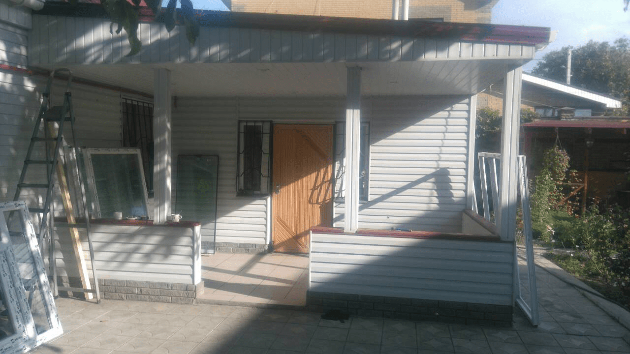 Остекление веранды в г.Днепр.