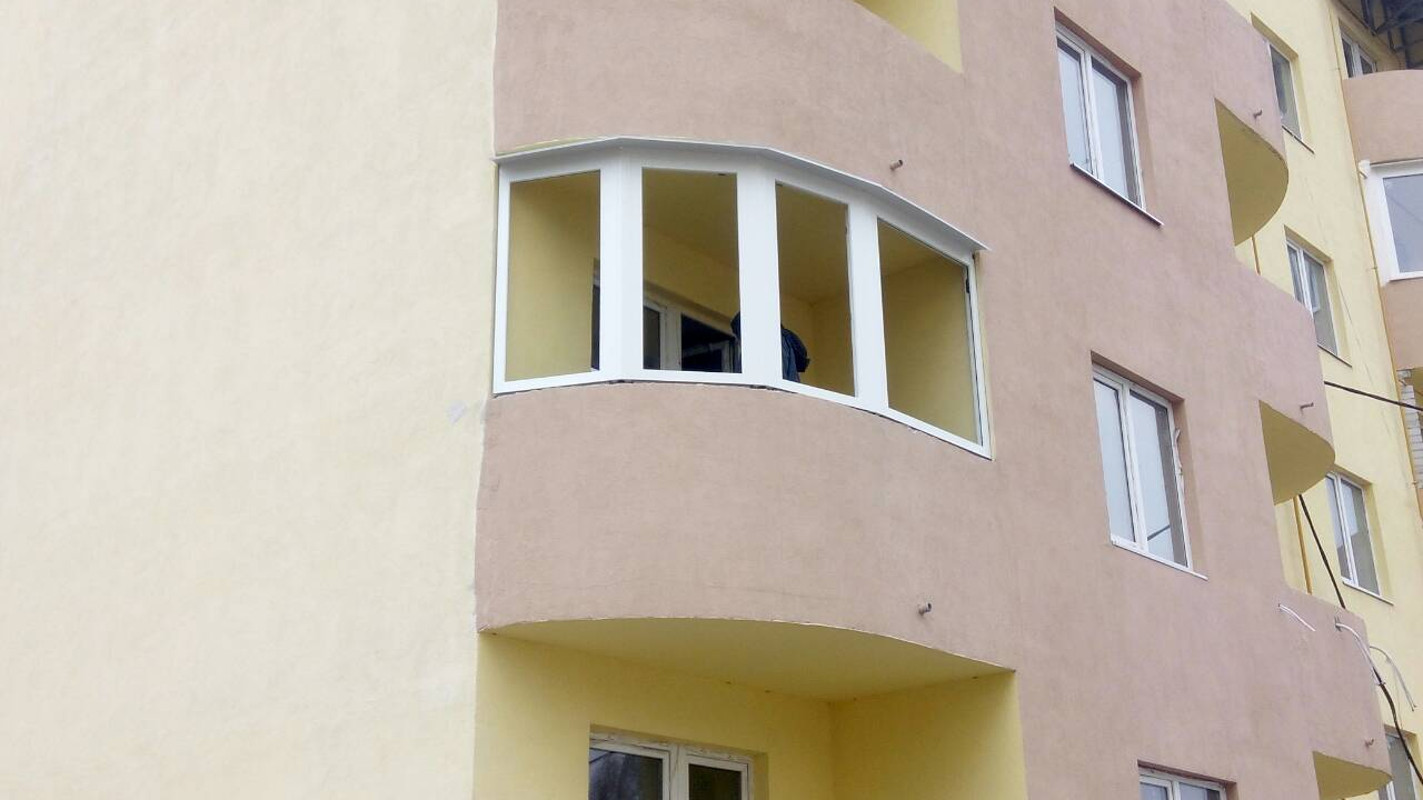 ОСТЕКЛЕНИЕ ЭРКЕРНОГО БАЛКОНА Г.ДНЕПР